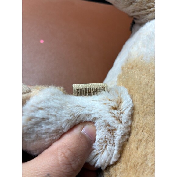 Folkmanis Calico Pig Plush Stuffed Animal Toy 10" Farm Animal - Picture 5 of 6